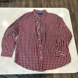 U.S. Polo Assn. Mens University Red Button Down
